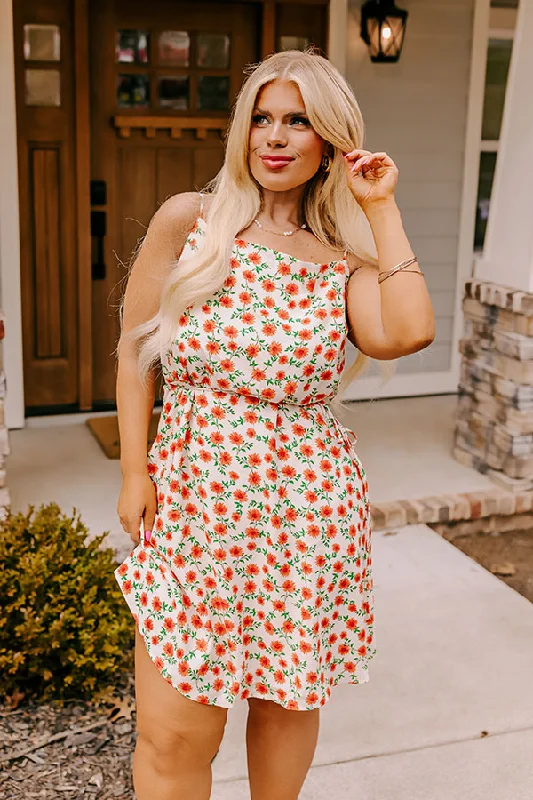 Mini dresses with button - down fronts Weekly Plan Floral Dress Curves