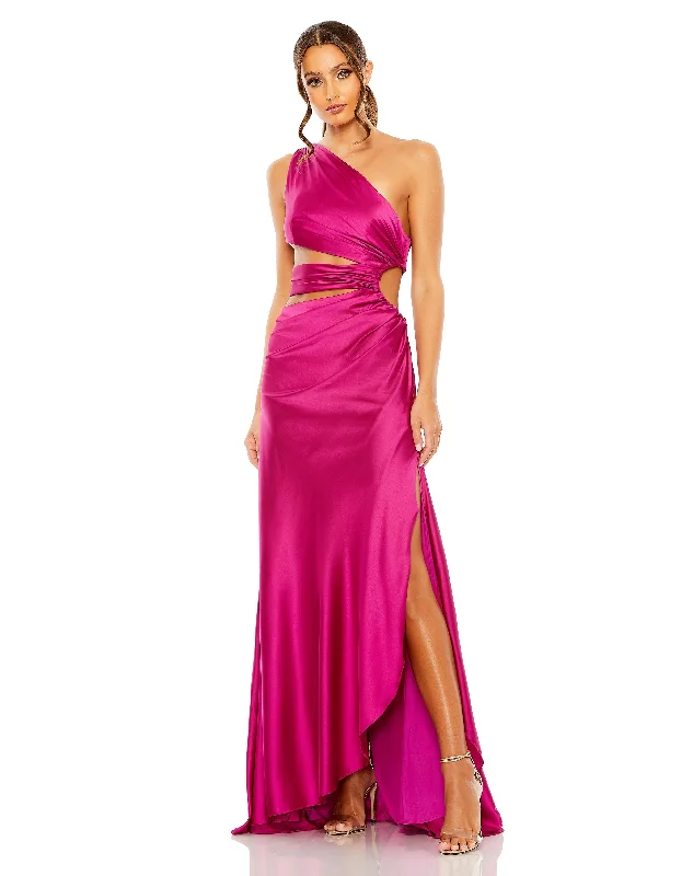 High - low hem wedding dresses for a trendy twist Mac Duggal 68485 Long Formal Prom Gown High - low hem wedding dresses for a trendy twist Mac Duggal 68485 Long Formal Prom Gown