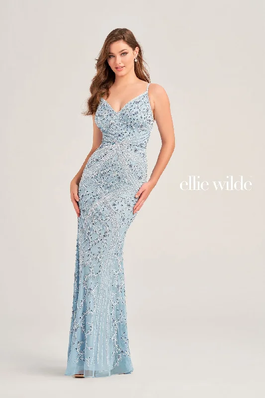 Maternity dress for a baby's first visit to the concert Ellie Wilde EW35065 Long Formal Fitted Evening Prom Gown Maternity dress for a baby's first visit to the concert Ellie Wilde EW35065 Long Formal Fitted Evening Prom Gown