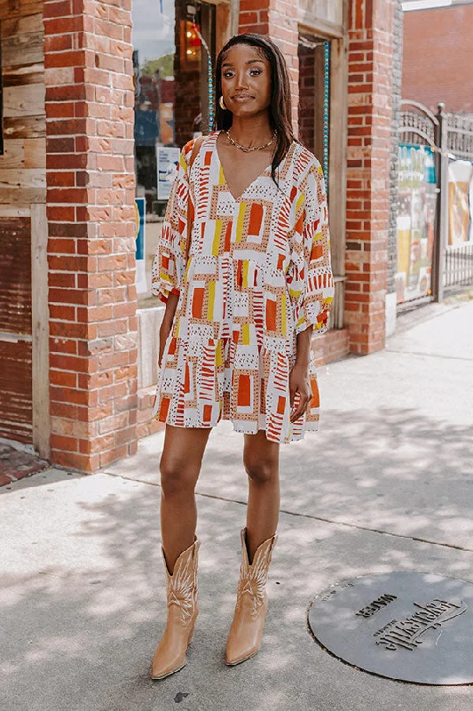 Mini dresses with tiered skirts for added volume Creating Happiness Shift Dress