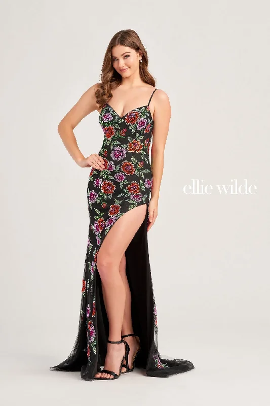 Maternity dress for a baby's first visit to the science center Ellie Wilde EW35069 Fitted Long Formal Floral Beaded Prom Gown Maternity dress for a baby's first visit to the science center Ellie Wilde EW35069 Fitted Long Formal Floral Beaded Prom Gown