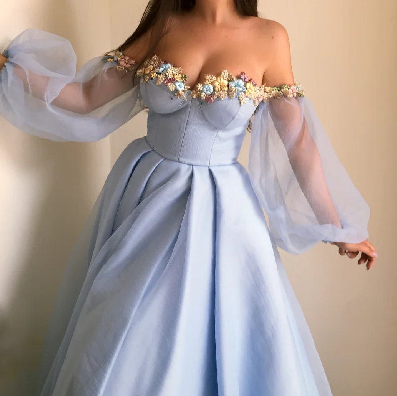 Mini dresses with one - shoulder designs Lovely Vistas Gown
