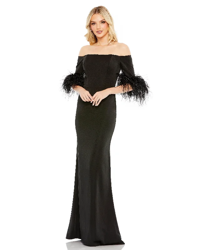 Wedding dresses with a detachable skirt for versatility Mac Duggal 11441 Long Off Shoulder Formal Gown Wedding dresses with a detachable skirt for versatility Mac Duggal 11441 Long Off Shoulder Formal Gown