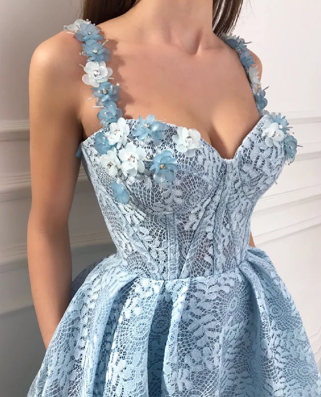 Mini dresses with bow accents for a sweet look Ocean Frolic Gown