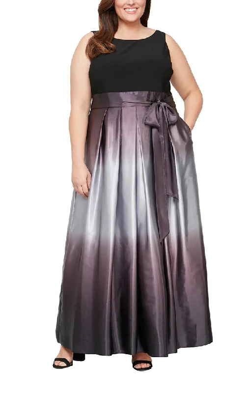 Maternity jersey dress for comfort SL Fashions 619435M Plus Size Ombre Long Formal Gown Maternity jersey dress for comfort SL Fashions 619435M Plus Size Ombre Long Formal Gown