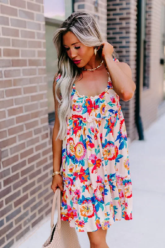 Mini dresses with off - the - shoulder styles Beyond A Memory Shift Dress In Cream