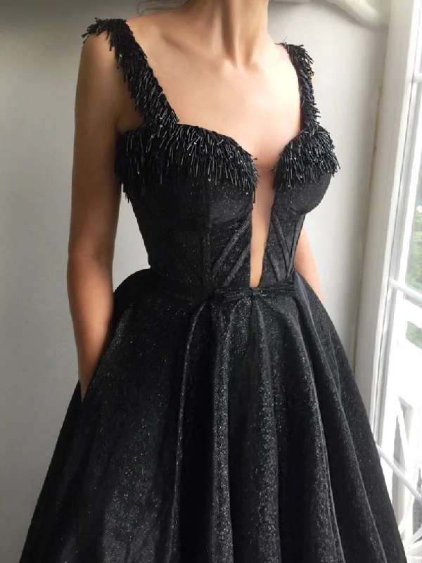 Velvet mini dresses for autumn weddings Onyx Jet Gown