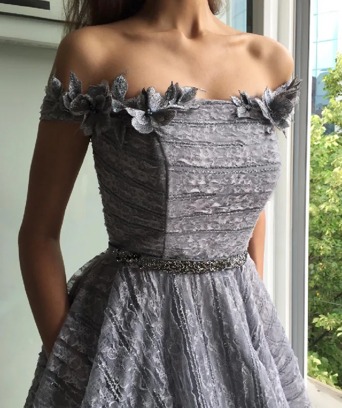 Mini dresses with spaghetti straps for a delicate look October Skies Gown