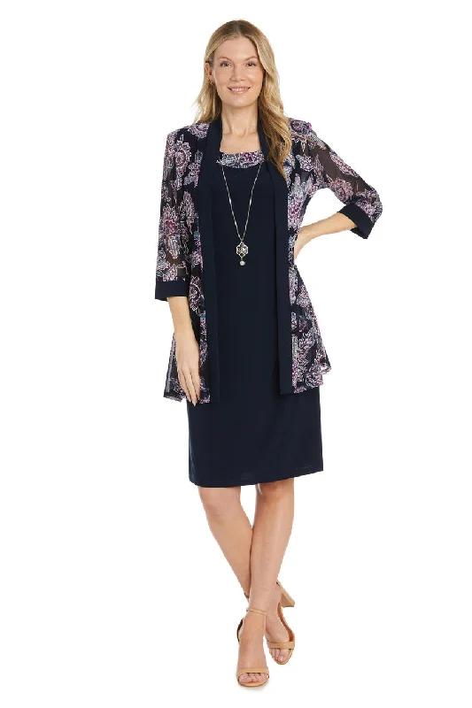 Maternity dress for a baby's naming ceremony R&M Richards 9993 Two Piece Short Mother of the Bride Jacket Dress Maternity dress for a baby's naming ceremony R&M Richards 9993 Two Piece Short Mother of the Bride Jacket Dress