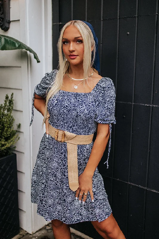 Mini dresses with asymmetric hems for a fashion - forward look Free To Roam Smocked Dress Mini dresses with asymmetric hems for a fashion - forward look Free To Roam Smocked Dress