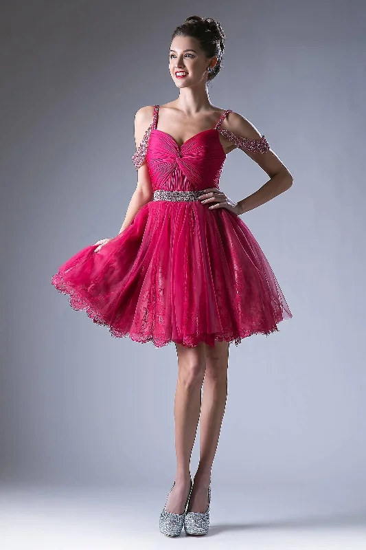 Wedding dresses with a lace - trimmed veil attachment Cinderella Divine CD8947 Short Prom Homecoming Cocktail Dress Wedding dresses with a lace - trimmed veil attachment Cinderella Divine CD8947 Short Prom Homecoming Cocktail Dress
