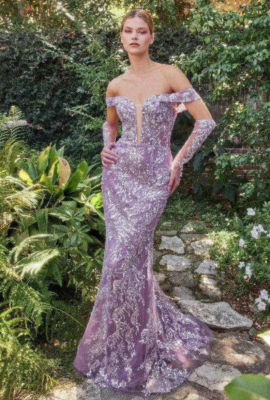 Appliqued wedding dresses with 3D floral designs Andrea & Leo A1163 Off Shoulder Beaded Mermaid Prom Dress Appliqued wedding dresses with 3D floral designs Andrea & Leo A1163 Off Shoulder Beaded Mermaid Prom Dress