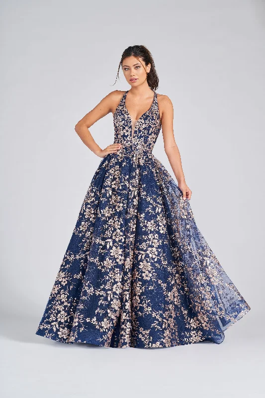 Maternity dress for a baby's first visit to the nature reserve Colette CL12223 Formal Prom Floral Long Dress