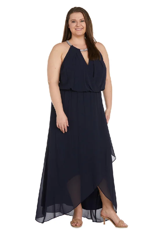Maternity dress for a baby's naming ceremony R&M Richards 1170W High Low Formal Plus Size Dress Maternity dress for a baby's naming ceremony R&M Richards 1170W High Low Formal Plus Size Dress