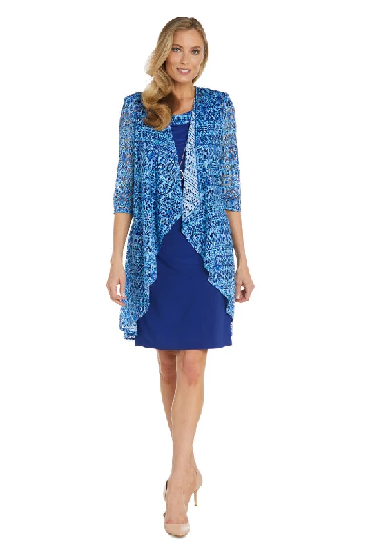 Maternity dress for a fall harvest festival R&M Richards 1174 Short Mother of the Bride Printed Jacket Dress Maternity dress for a fall harvest festival R&M Richards 1174 Short Mother of the Bride Printed Jacket Dress