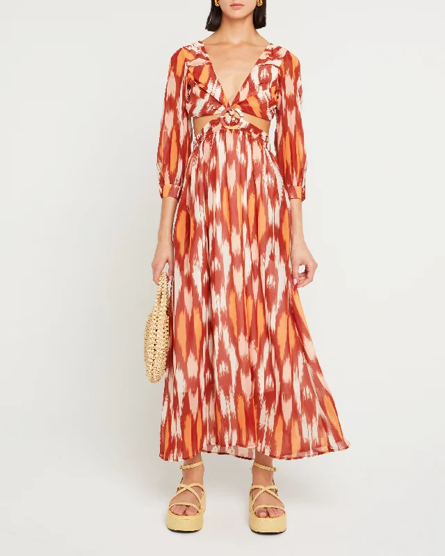 Midi dresses with bow accents for a sweet and charming look Kimia Dress