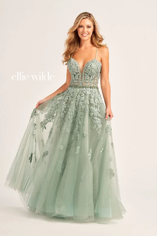 Maternity dress for a baby's first visit to the vertical garden Ellie Wilde EW35016 Long Formal Beaded Prom Gown Maternity dress for a baby's first visit to the vertical garden Ellie Wilde EW35016 Long Formal Beaded Prom Gown