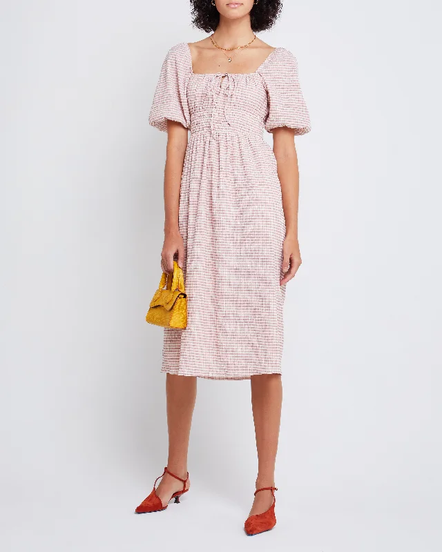 Midi dresses with pleated skirts for a timeless and elegant appeal Noemi Dress