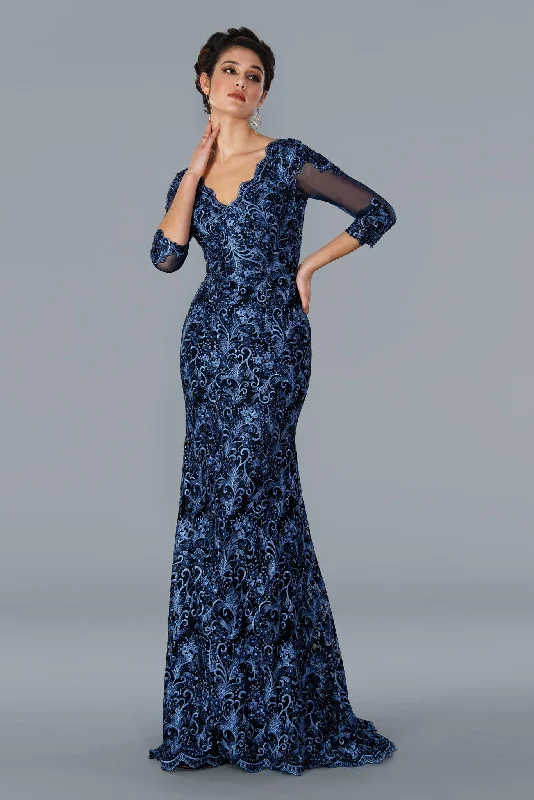 Mermaid silhouette wedding dresses with lace appliques Stella Couture 22356 Formal Long Mother of the Bride Dress Mermaid silhouette wedding dresses with lace appliques Stella Couture 22356 Formal Long Mother of the Bride Dress