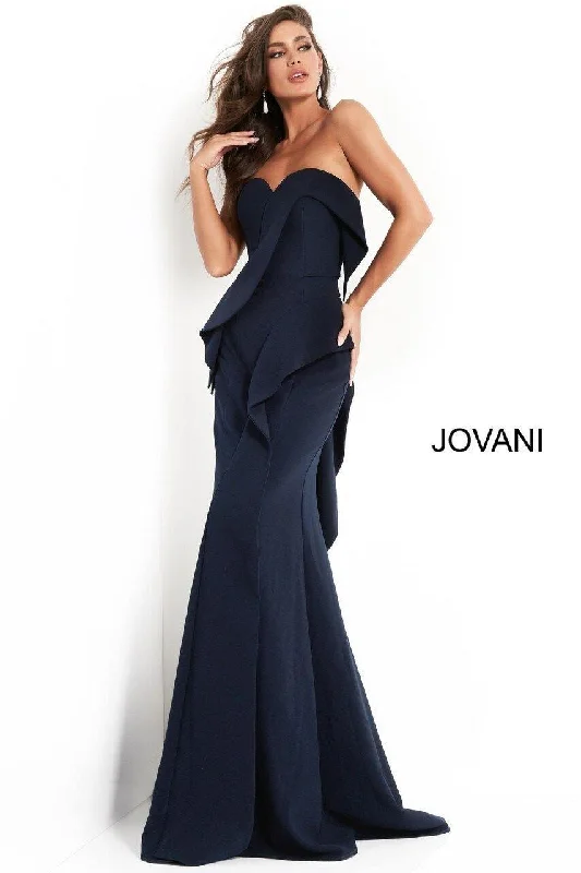 Long - sleeved lace wedding dresses for a modest style Jovani 4466 Long Formal Strapless Evening Dress Sale Long - sleeved lace wedding dresses for a modest style Jovani 4466 Long Formal Strapless Evening Dress Sale