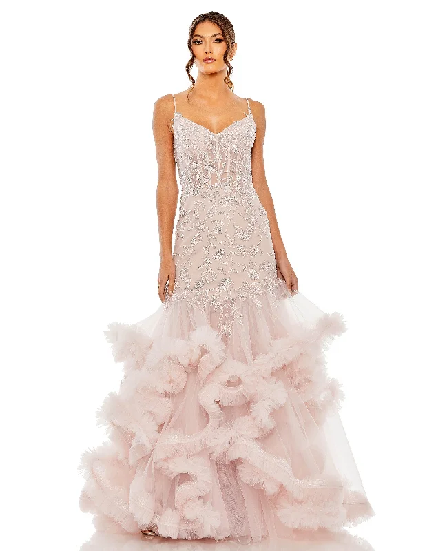 Long - sleeved lace wedding dresses for a modest style Mac Duggal 20541 Long Formal Mermaid Prom Dress Long - sleeved lace wedding dresses for a modest style Mac Duggal 20541 Long Formal Mermaid Prom Dress