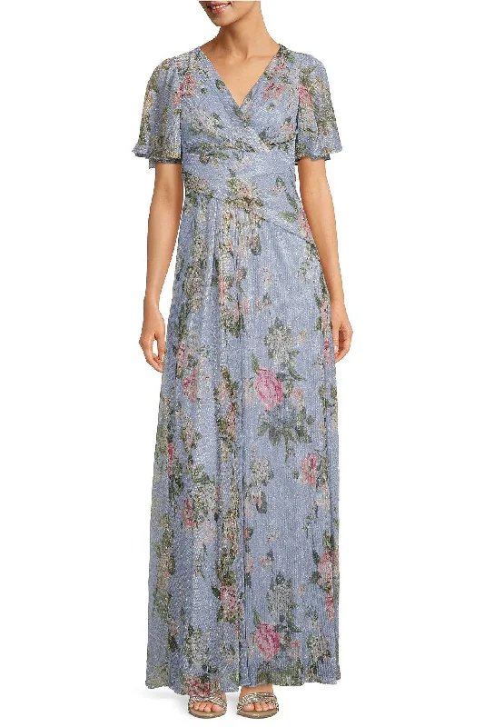 Wedding dresses with a built - in petticoat for added volume Adrianna Papell AP1E209735 Short Sleeve Long Formal Dress Wedding dresses with a built - in petticoat for added volume Adrianna Papell AP1E209735 Short Sleeve Long Formal Dress