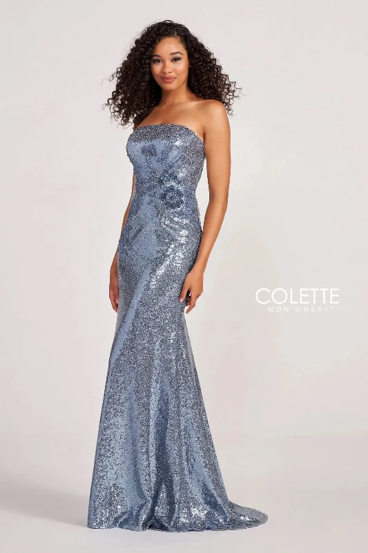 Maternity dress for a baby's first visit to the museum Colette CL2075 Long Prom Sequin Formal Dress Maternity dress for a baby's first visit to the museum Colette CL2075 Long Prom Sequin Formal Dress
