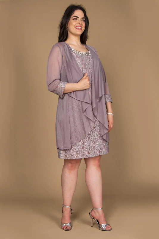 Maternity dress for a baby's first visit to the concert Mauve 18W R&M Richards 2208W Short Lace Mother Of The Bride Dress Sale Maternity dress for a baby's first visit to the concert Mauve 18W R&M Richards 2208W Short Lace Mother Of The Bride Dress Sale