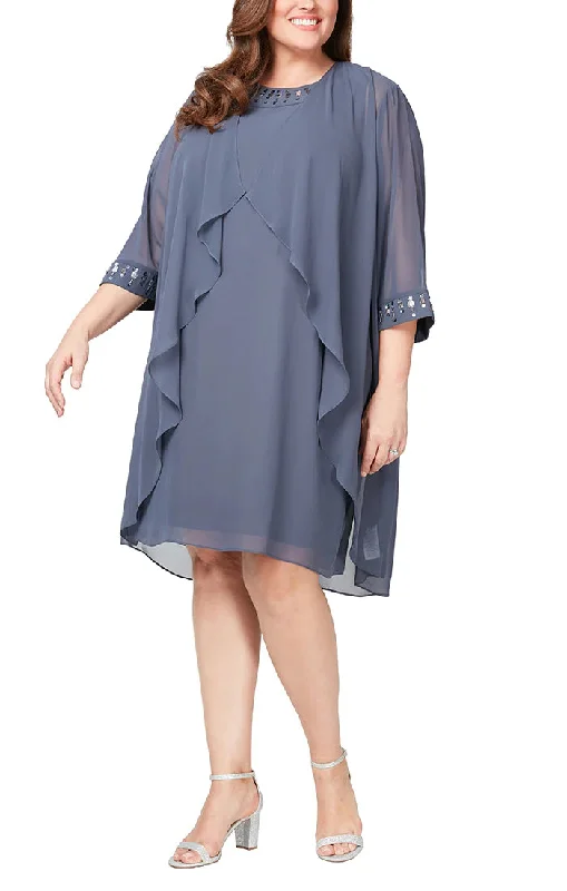 Maternity dress for a Christmas party SL Fashions 9470668 Plus Size Jacket Cocktail Dress Maternity dress for a Christmas party SL Fashions 9470668 Plus Size Jacket Cocktail Dress