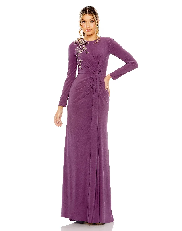 Maternity dress for a baby's first visit to the amusement park Mac Duggal 42106 Long Sleeve Formal Mermaid Fit Evening Dress Maternity dress for a baby's first visit to the amusement park Mac Duggal 42106 Long Sleeve Formal Mermaid Fit Evening Dress