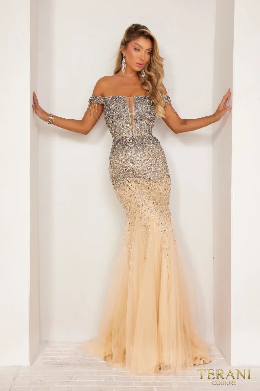Maternity dress for a baby's first visit to the distillery Terani Couture 241P2095 Bodycon Long Prom Dress Maternity dress for a baby's first visit to the distillery Terani Couture 241P2095 Bodycon Long Prom Dress