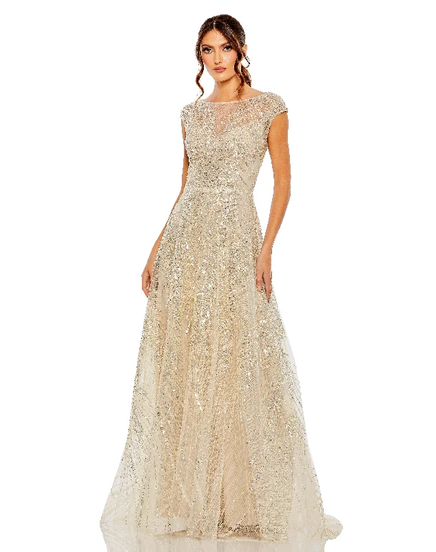 Maternity dress for a baby's first bus ride Mac Duggal 20524 A Line Long Formal Evening Sequin Dress Maternity dress for a baby's first bus ride Mac Duggal 20524 A Line Long Formal Evening Sequin Dress