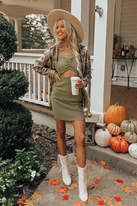 Mini dresses with empire waists for a flattering fit Chic To The Max Cut Out Dress