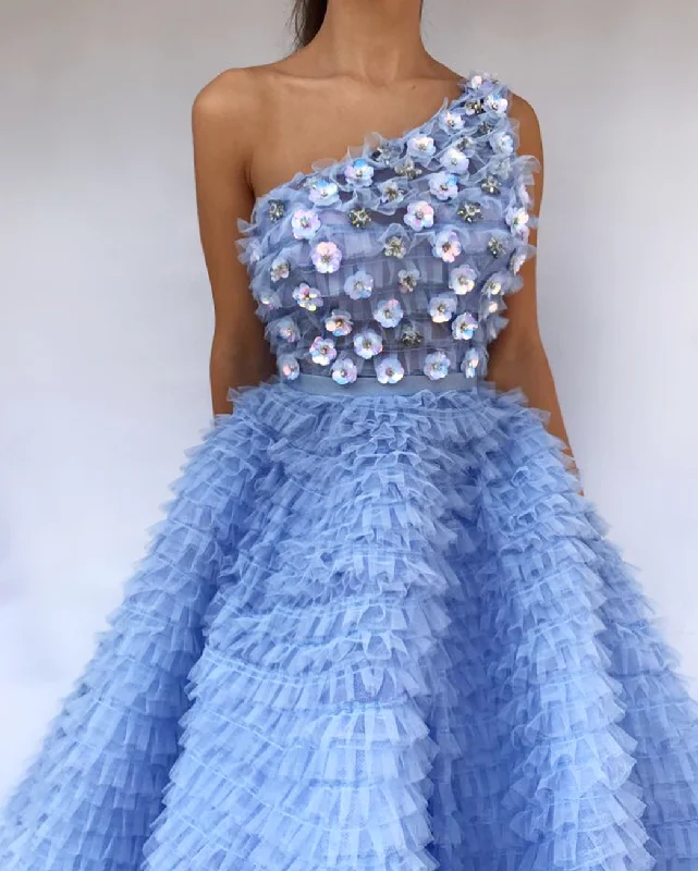 Mini dresses with pom - pom trims for a playful feel Royal Regatta Gown
