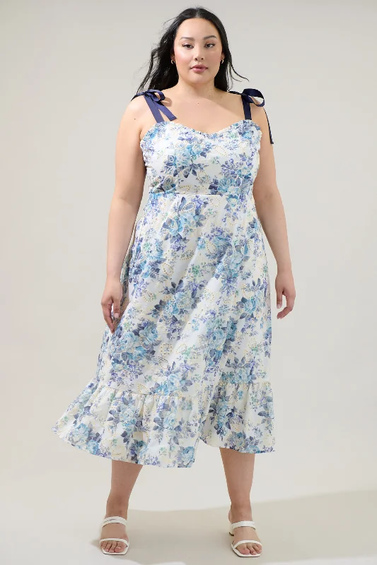 Midi dresses with ruched bodices for a feminine and fitted feel Majesty Floral Villa Garden Eyelet Midi Dress Curve Midi dresses with ruched bodices for a feminine and fitted feel Majesty Floral Villa Garden Eyelet Midi Dress Curve