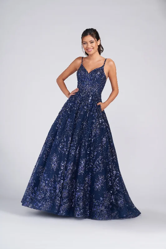 Bohemian style maternity dress for beach weddings Colette CL12261 Sequin Long Prom Beaded Formal Ball Gown