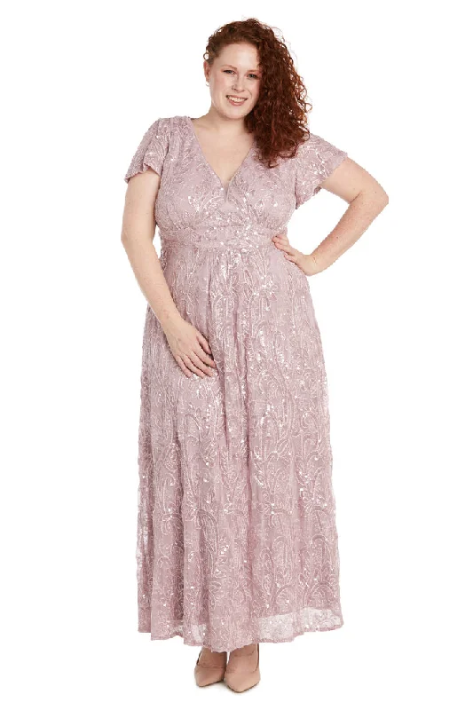 Maternity dress with empire waist for added comfort R&M Richards 1041W Long Formal Plus Size Mother of the Bride Dress Maternity dress with empire waist for added comfort R&M Richards 1041W Long Formal Plus Size Mother of the Bride Dress