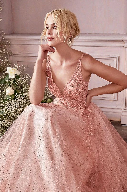 Maternity dress for a brunch with friends Cinderella Divine CD0196 Blush S Sale