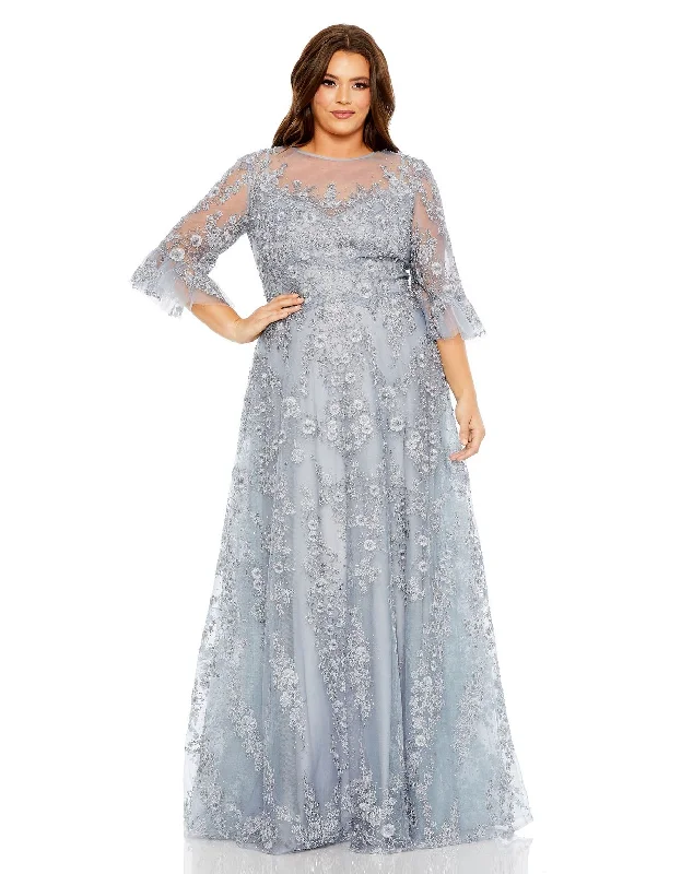 Nursing friendly maternity dress for breastfeeding Mac Duggal 20471 Long Formal A Line Plus Size Gown Nursing friendly maternity dress for breastfeeding Mac Duggal 20471 Long Formal A Line Plus Size Gown