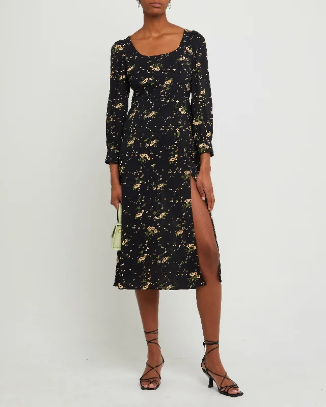 Plaid midi dresses for a fall - themed family gathering Anna Dress