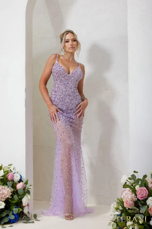 Maternity dress for a summer barbecue Terani Couture 241P2071 Bodycon Long Prom Dress Maternity dress for a summer barbecue Terani Couture 241P2071 Bodycon Long Prom Dress