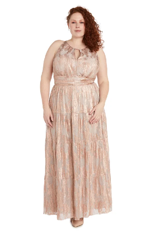 Maternity dress with side ruching to accommodate bump R&M Richards 1043W Printed Plus Size Formal Evening Dress Maternity dress with side ruching to accommodate bump R&M Richards 1043W Printed Plus Size Formal Evening Dress