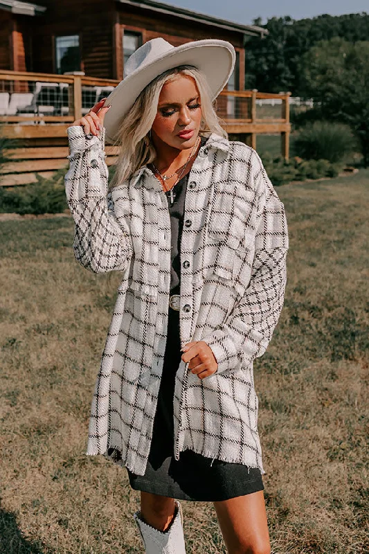 Mini dresses with puff sleeves for a vintage look Prettiest In Plaid Tunic Dress