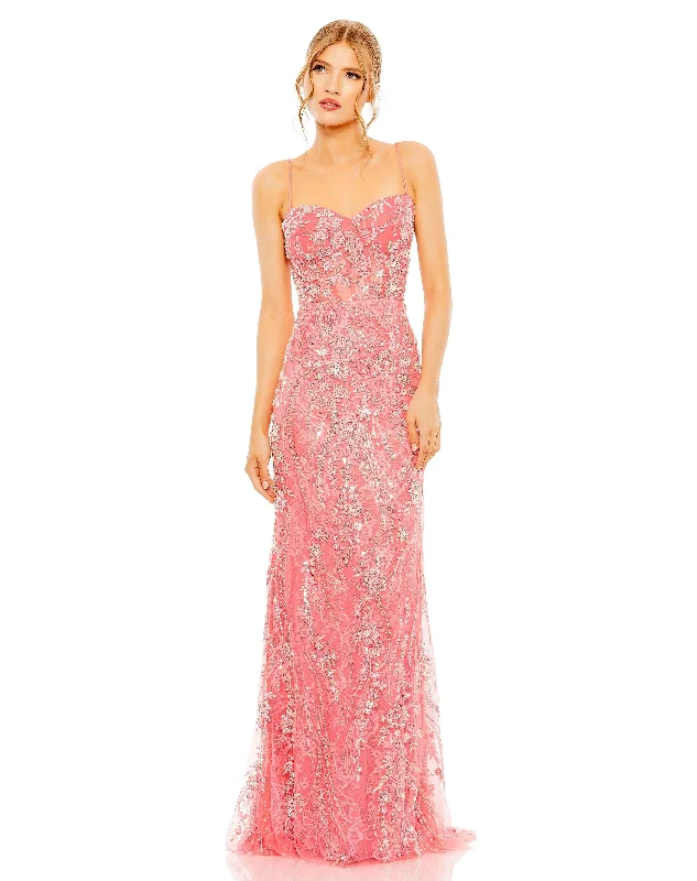 Wedding dresses with a dropped waist for a retro style Mac Duggal 68511 Long Beaded Floral Prom Dress Wedding dresses with a dropped waist for a retro style Mac Duggal 68511 Long Beaded Floral Prom Dress