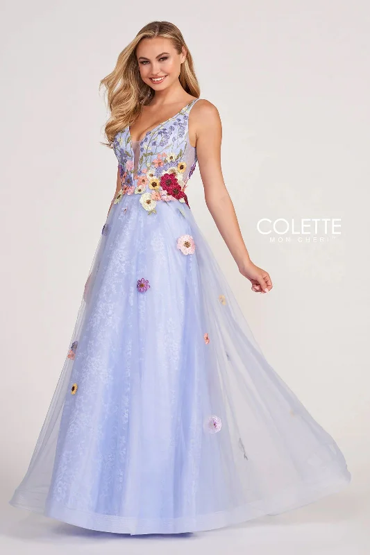 Maternity dress for a baby's first visit to the circus Colette CL2084 Floral Applique Formal Prom Long Dress Maternity dress for a baby's first visit to the circus Colette CL2084 Floral Applique Formal Prom Long Dress