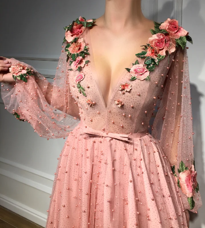 Mini dresses with gathered skirts for a voluminous effect Rouge River Gown