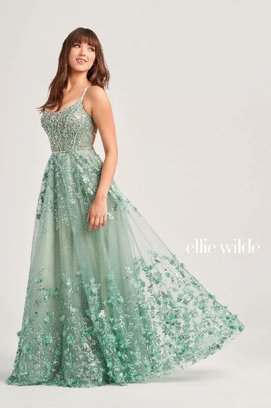 Maternity dress with empire waist for added comfort Ellie Wilde EW35240 Long Ball Gown Glitter Prom Formal Dress Maternity dress with empire waist for added comfort Ellie Wilde EW35240 Long Ball Gown Glitter Prom Formal Dress