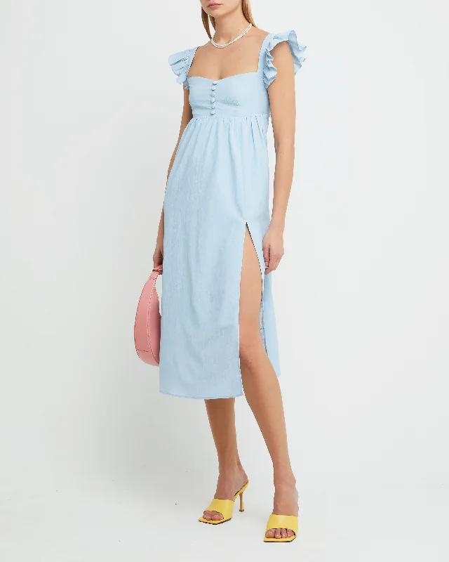 Midi dresses with tassel accents for a bohemian and free - spirited style Aneesha Dress Midi dresses with tassel accents for a bohemian and free - spirited style Aneesha Dress