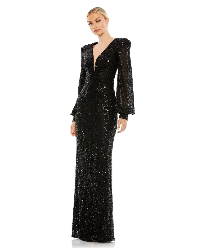 Maternity dress for a baby's first visit to the magic show Mac Duggal 26722 Long Sleeve Sequin Evening Formal Dress Maternity dress for a baby's first visit to the magic show Mac Duggal 26722 Long Sleeve Sequin Evening Formal Dress