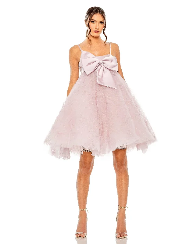 Tea - length wedding dresses with a vintage charm Mac Duggal 20583 Short Spaghetti Strap Cocktail Dress Tea - length wedding dresses with a vintage charm Mac Duggal 20583 Short Spaghetti Strap Cocktail Dress